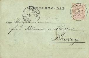 1899 Sopron, Oedenburg; M. kir. törvényház. Kiadja Kummert N. Lajos (EK)