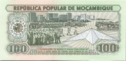 Mozambik 1986-89. 50M, 100M, 1000M + 1991. 500M összesen 4db klf T:I