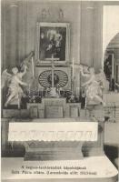 Budapest V. A budapesti Kegyes-tanítórendi piarista gimnázium kápolnája lerombolás előtt 1913-ban - 2 db régi képeslap