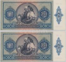 1941. 20P (2x) sorszámkövetők T:II