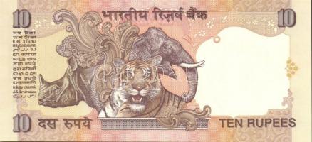 India 1974-85. 7db klf modern bankjegy T:I