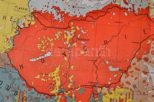 cca 1928 Carte Ethnografique Des Pays Danubiens. A dunai országok néprajzi térképe. Összeállította: ...