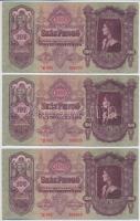 1930. 100P (6x) sorszámkövetők, csillagos sorszám T:II,II-