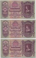 1930. 100P (6x) sorszámkövetők, csillagos sorszám T:II,II-