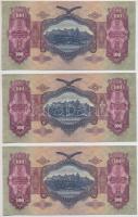 1930. 100P (6x) sorszámkövetők, csillagos sorszám T:II,II-