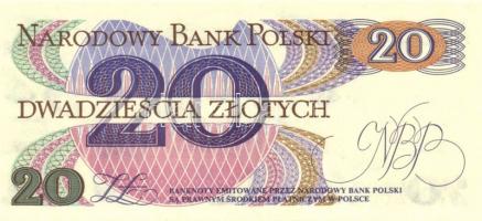 Lengyelország 1982-88. 4db klf modern bankjegy T:I