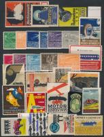 Közlekedés levélzáró összeállítás berakólapon / Transportation poster stamps