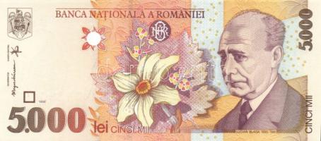 Románia 1998. 1000L, 5000L + 1999. 2000L "Napfogyatkozás" T:I