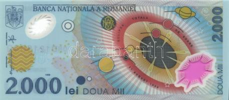 Románia 1998. 1000L, 5000L + 1999. 2000L "Napfogyatkozás" T:I