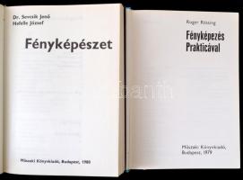 2 db fotózással kapcsolatos könyv: Dr. Sevcsik Jenő - Hefelle József: Fényképészet. Bp., 1980, Műsza...