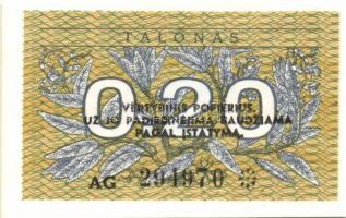 Litvánia 1991-1993. 7db klf modern bankjegy, jobbakkal! T:I