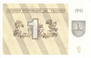 Litvánia 1991-1993. 7db klf modern bankjegy, jobbakkal! T:I