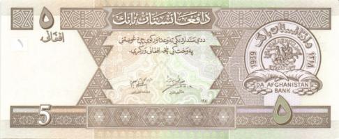 Afganisztán 1979-93. összesen 8db klf modern bankjegy! T:I