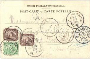 1904 Remouleur arabe / Arab knife grinder man, folklore, litho (EK)