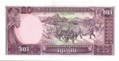 Kambodzsa 1979. 0,1R-50R 8db klf bankjegy, komplett sor!  T:I