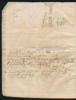 1794 Schreib Kalender 46p. Rézmetszetű címképpel, beírásokkal, horoszkóppal 17x21 cm