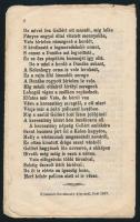 cca 1860 Szent Gellért Püspök vagy az igaz ember halála. Írta Tatár Péter. 8p