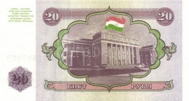 Tadzsikisztán 1994. 1R, 5R, 10R, 20R, 50R komplett sor! T:I