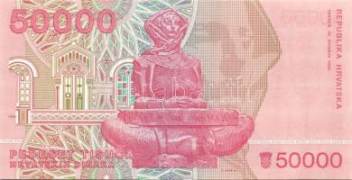 Horvátország 1991-93. 7db klf modern bankjegy T:I