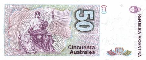 Argentína 1976-1991. 12db klf modern bankjegy, jobbakkal! T:I