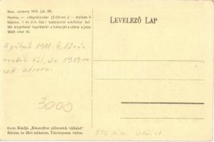 1913 MAC (Magyar Atlétikai Club) verseny, Horine (világrekorder) stílusa. 1. és 2. kép: baloldalról ...