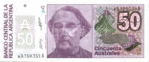 Argentína 1976-1991. 12db klf modern bankjegy, jobbakkal! T:I