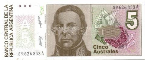 Argentína 1976-1991. 12db klf modern bankjegy, jobbakkal! T:I