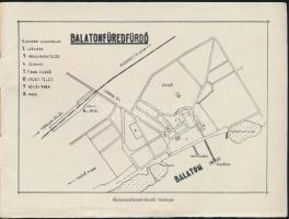 cca 1930 Balatonfüred Iparos Gyógytelep képes ismertető 26p. 15x11 cm