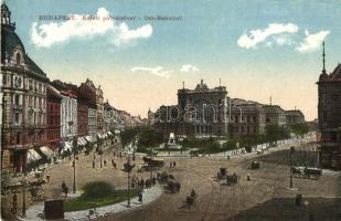 Budapest VII. Keleti pályaudvar, vasútállomás, Baross szobor, Dr. Radnai Sándor fogorvos rendelője, üzletek