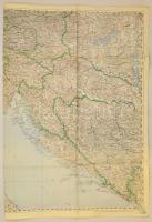 1915 Übersichtskarte des Südwestlichen Kriegsschauplatzes, kiadja: K. u.k. Militärgeographisches Ins...