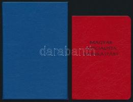 cca 1986 2 db MSZMP tagsági könyv
