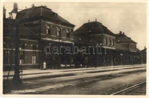 Lipótvár, Újvároska, Leopoldov; Stanica / vasútállomás / Bahnhof / railway station