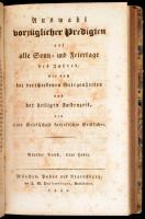 Auswahl vorzüglicher Predigten auf alle Sonn- und Feiertage des Jahres, wie auch bei verschiedenen G...