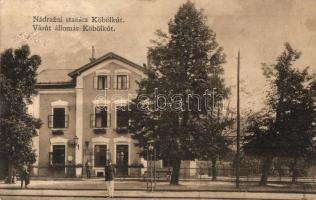 Köbölkút, Gbelce; vasútállomás / Nádrazní stanica / Bahnhof / railway station