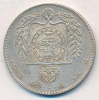 Brazília / Császárság 1863. 1000R Ag II. Péter T:2 Brazil / Empire 1863. 1000 Reis Ag Pedro II C:XF