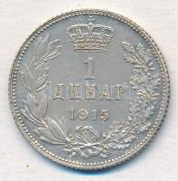 Szerbia 1915. 1D Ag "I. Péter" T:2
Serbia 1915. 1 Dinar Ag "Peter I" C:XF