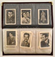 Híres személyiségek fotói (Robert Taylor, Deanna Durbin, Joan Crawford, Danielle Darrieux, Simor, Pá...