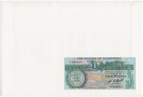 Guernsey 1980-1987. 1P, borítékban, elsőnapi bélyegzéssel T:I
Guernsey 1980-1987. 1 Pound in envelo...