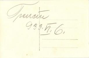 1933 Trencsén, Trencín; várrom / Hrad / castle. photo