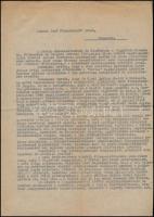 1946 Légrády Ottó (1878-1948) mint a Pesti Hírlap szerkesztőjének levele Katona Jenő főszerkesztőnek...