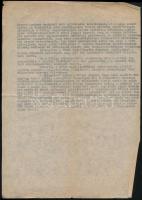 1946 Légrády Ottó (1878-1948) mint a Pesti Hírlap szerkesztőjének levele Katona Jenő főszerkesztőnek...