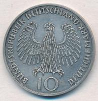 NSZK 1972F 10M Ag "Müncheni Olimpia - Olimpiai tűz" T:2
FRG 1972F 10 Mark Ag "Münich...