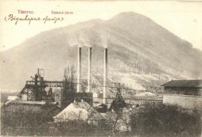 Tiszolc, Tisovec; Vasgyár. Hortinsky F. kiadása / Zelezolejáren / iron works (Rb)