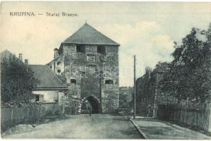 Korpona, Krupina; Staraj Branye / régi várkapu / old castle gate
