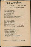 cca 1930-1950 Zenei műsorok műsorfüzetei és kották. Kb 20 db