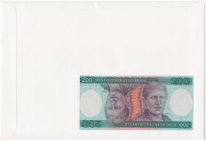Brazília 1984. 200C borítékban, alkalmi bélyegzésekkel T:I 
Brazil 1984. 200 Cruzeiros in envelope ...