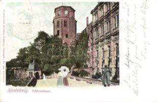 Heidelberg, Schlossaltane, Kunstanstalt Hermann Ludewig / castle