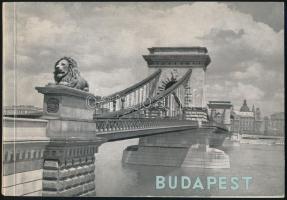 cca 1950 Budapest nevezetességeit bemutató képes füzet, benne térképekkel is. 64p. 22x14 cm