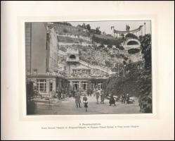 1927 Budapesti képek. Négynyelvű, a város nevezetességeit bemutató képes füzet. 32p.-  Festett merít...