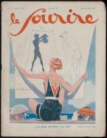 1928 Le Sourire francia humoros erotikus hetilap színes képekkel / 1928 Le Sourire French journal with erotic pictures